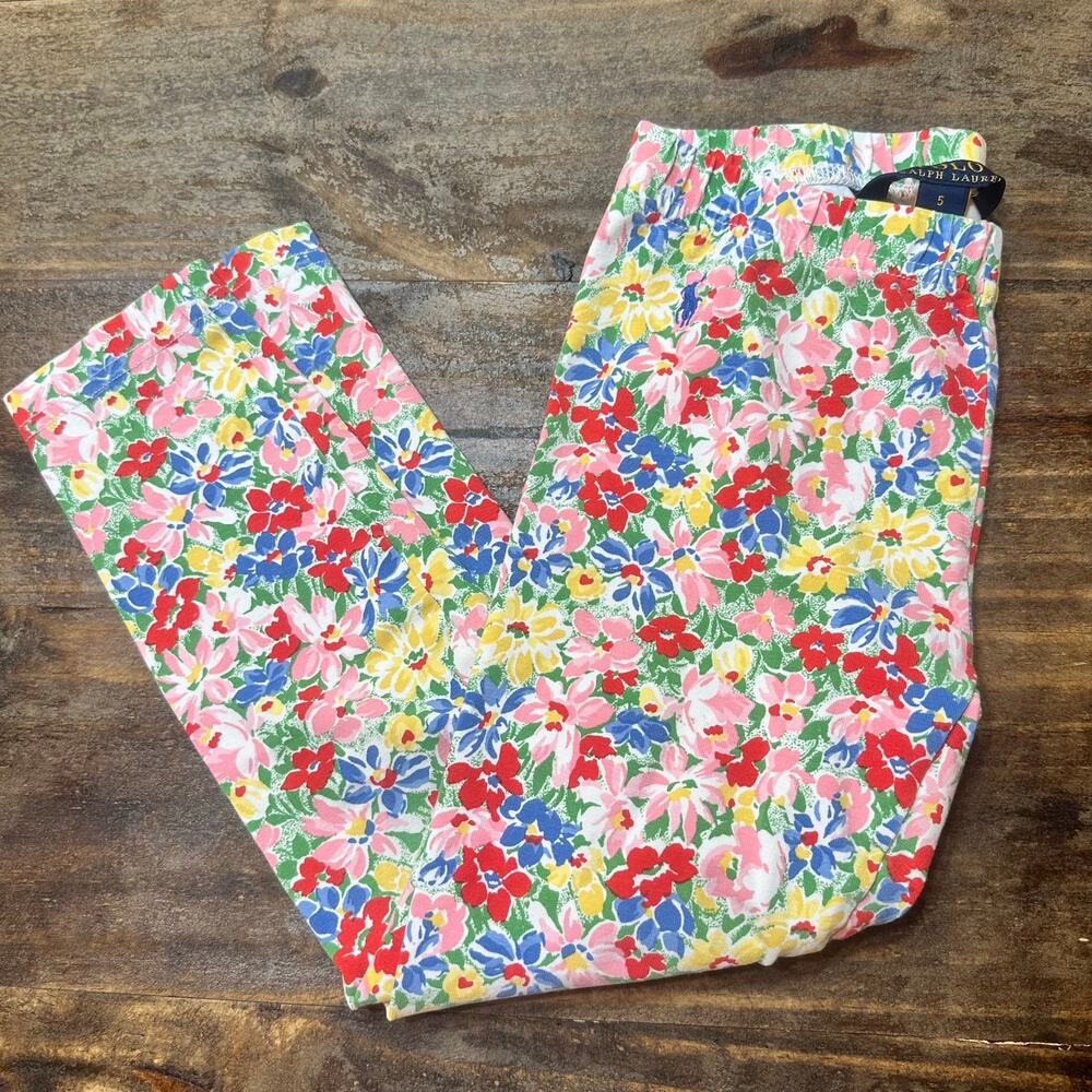 Floral Ralph Lauren Leggings sz 5